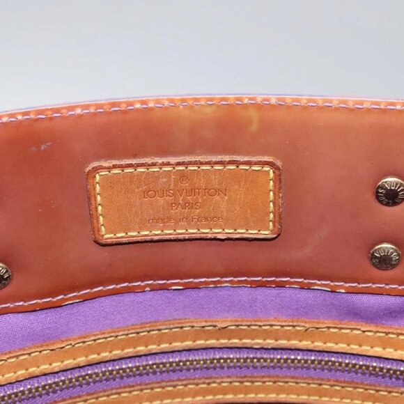 LOUIS VUITTON Monogram Vernis Reade MM Tote Bag Viole - Picture 12 of 16
